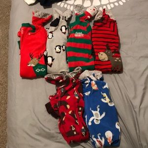 6 fleece pajamas in 2T